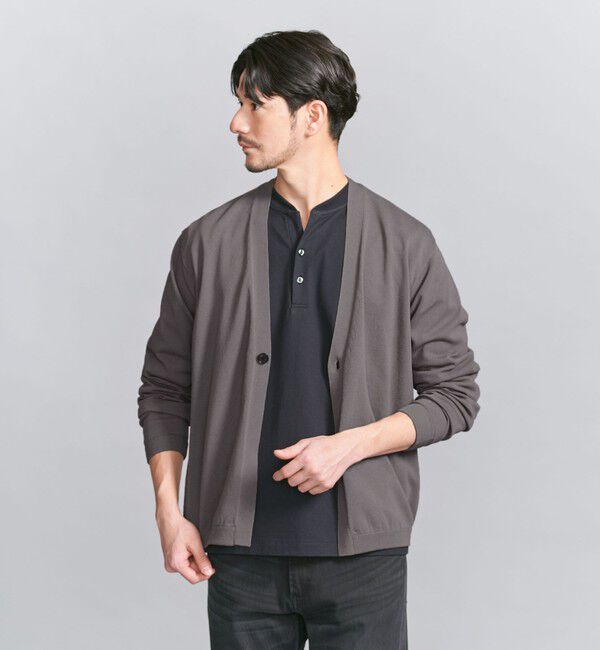 BEAUTY&YOUTH UNITED ARROWS「【WEB限定 WARDROBE SMART】KOUKIN ハイゲージ ニット カーディガン【抗菌・防臭】」|カーディガン|