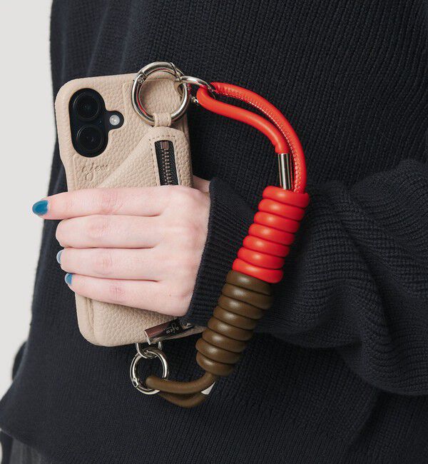 BEAUTY&YOUTH UNITED ARROWS「【別注】＜ajew＞コイル ストラップ」|モバイルケース|ORANGE