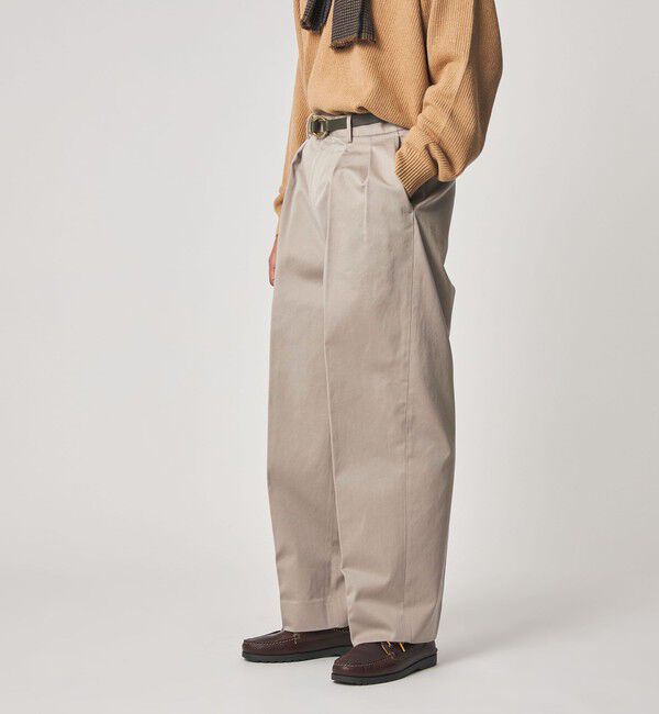 STEVEN ALAN「＜Steven Alan＞ ウエポン ニドム イン ツープリーツ ドレス トラウザーズ」|スラックス|