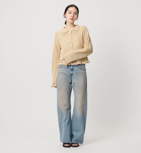 BEAUTY&YOUTH UNITED ARROWS「コットン ハンドクロシェ ニットカーディガン」|カーディガン|BEIGE