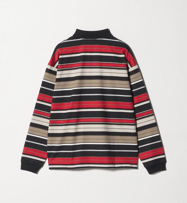 BEAUTY&YOUTH UNITED ARROWS「マルチ ボーダー ロング スリーブ ポロカラー カットソー」|Tシャツ・カットソー|