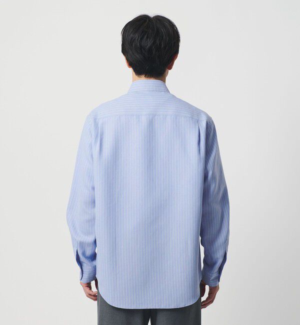 BEAUTY&YOUTH UNITED ARROWS「ライト リネンタッチ ストライプ レギュラー シャツ FORM TAPERD型」|シャツ・ブラウス|