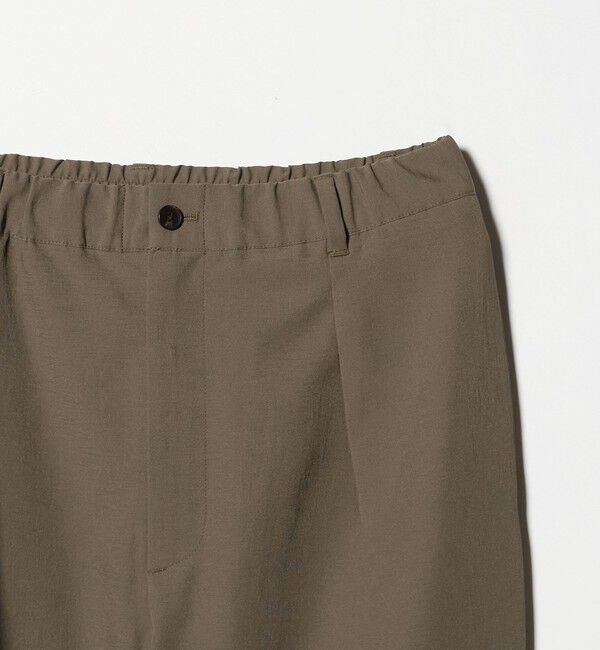 BEAUTY&YOUTH UNITED ARROWS「KOMATSU PACK 1プリーツ イージー ワイド テーパード パンツ NO.9 セットアップ対応 撥水 ウォッシャブル」|チノ|