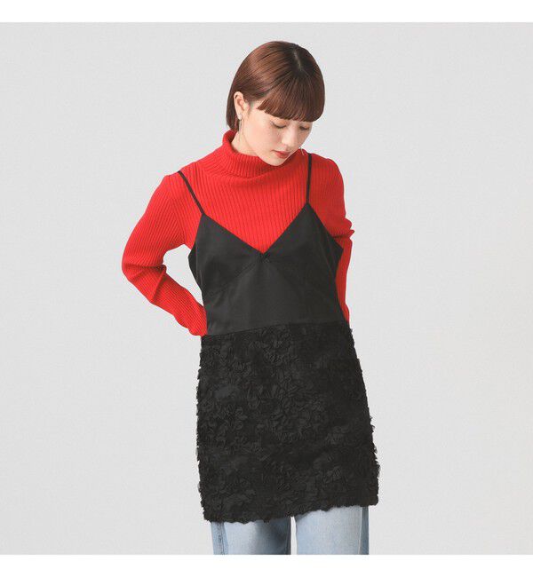 Ray BEAMS 「テープ刺繍 キャミソール ワンピース」|ワンピース|