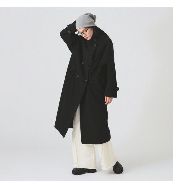 Ray BEAMS 「スタンドカラー ダブル コート」|その他|