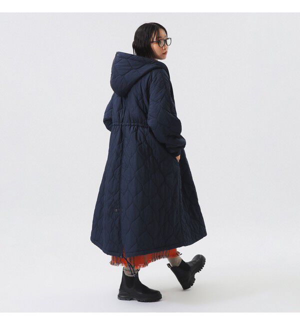 BEAMSBOY「ナイロン キルティング フード コート」|ダッフルコート|