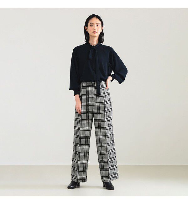 Demi-Luxe BEAMS 「AK+1 / オーバータイ ブラウス」|シャツ・ブラウス|