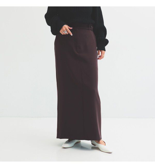 Demi-Luxe BEAMS 「ローウエスト レディ スカート .M」|スカート|DARK_CHERRY