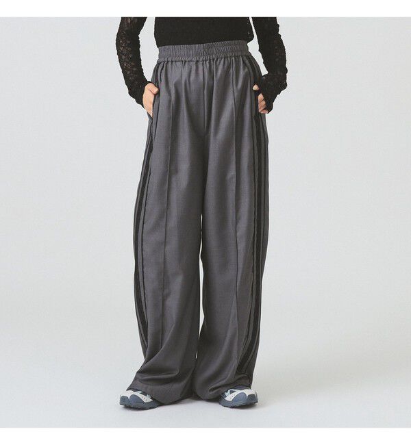 Ray BEAMS 「レースライントラックパンツ」|チノ|