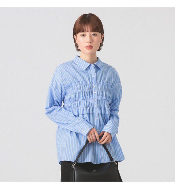 Ray BEAMS 「ビスチェ シャーリング シャツ」|シャツ・ブラウス|