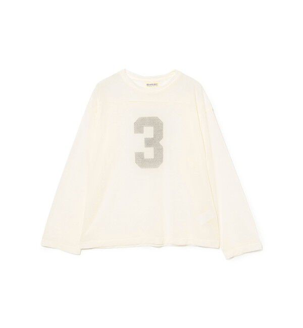 BEAMSBOY「シアー ナンバリング フットボール」|Tシャツ・カットソー|