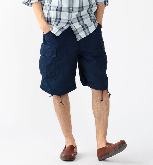 BEAMS PLUS「BEAMS PLUS / インディゴ ミリタリー 6ポケット  ショーツ」|その他|