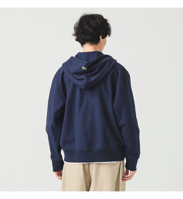 BEAMS「【別注】LACOSTE / フルジップパーカー」|スウェット・ジャージ|