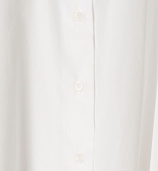 SHIPS for women「SHIPS Primary Navy Label:〈手洗い可能〉ALBINIコットンビッグワイズシャツ」|シャツ・ブラウス|