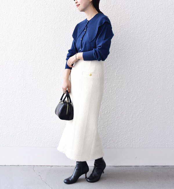 SHIPS for women「*ツイード ポケット デザイン スカート ◇」|スカート|