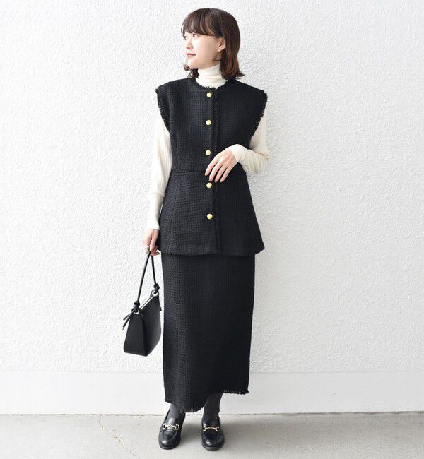 SHIPS for women「*ツイード ポケット デザイン スカート ◇」|スカート|