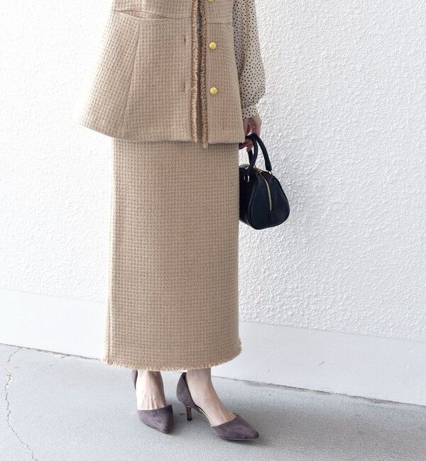 SHIPS for women「*ツイード ポケット デザイン スカート ◇」|スカート|