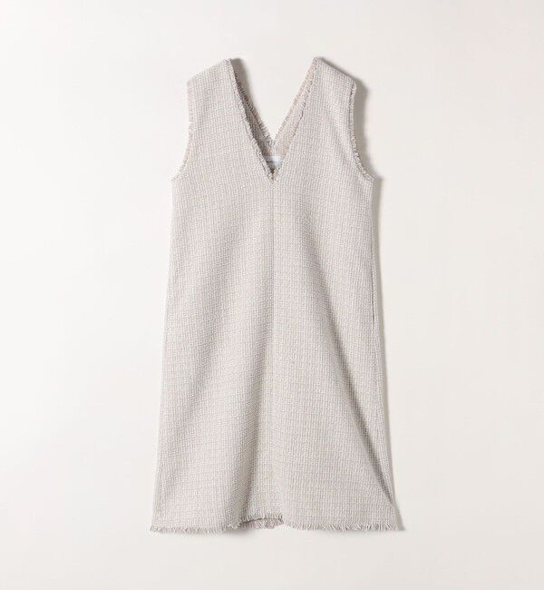 SHIPS any「SHIPS any: ツイード Aライン ジャンパースカート」|ワンピース|