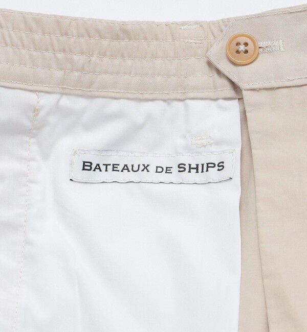 SHIPS「BATEAUX DE SHIPS: チノクロス テーパード トラウザース」|チノ|