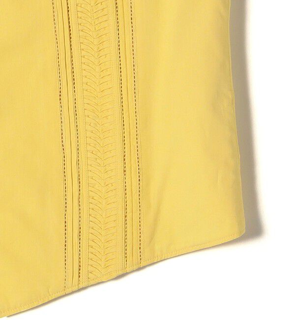 SHIPS for women「【SHIPS別注】Pheeta:〈手洗い可能〉ピンタック ショート ベスト」|ベスト・ジレ|