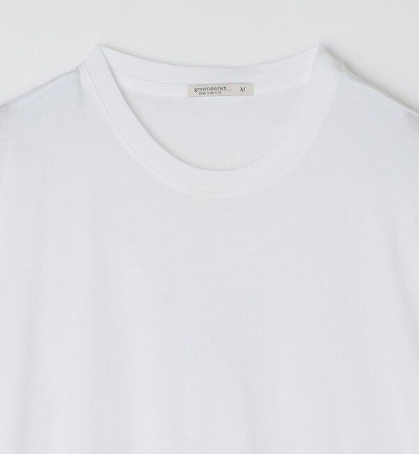SHIPS「GROWN&SEWN: Short Sleeve Jersey Crew Neck」|Tシャツ・カットソー|