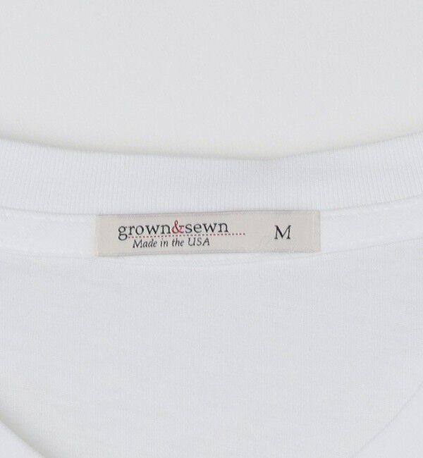 SHIPS「GROWN&SEWN: Short Sleeve Jersey Crew Neck」|Tシャツ・カットソー|