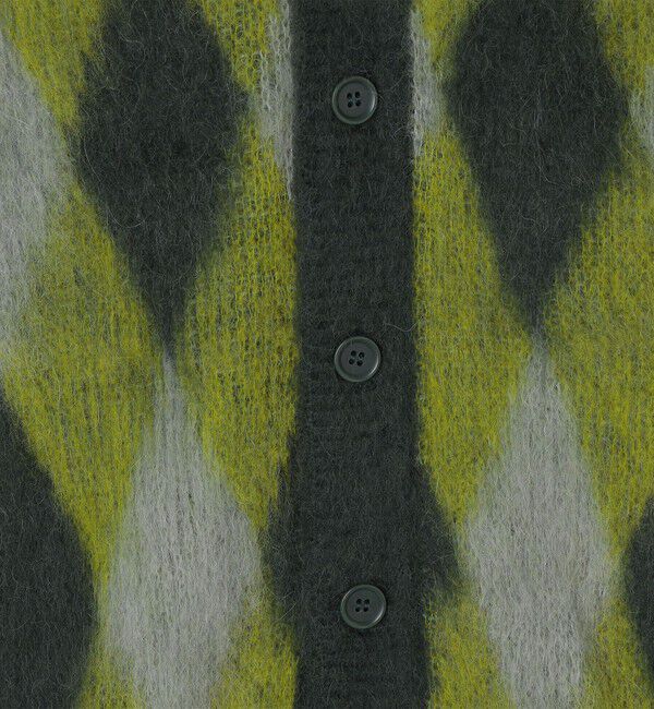 SHIPS「SHIPS: モヘヤ アーガイル Vネック ニット カーディガン」|カーディガン|