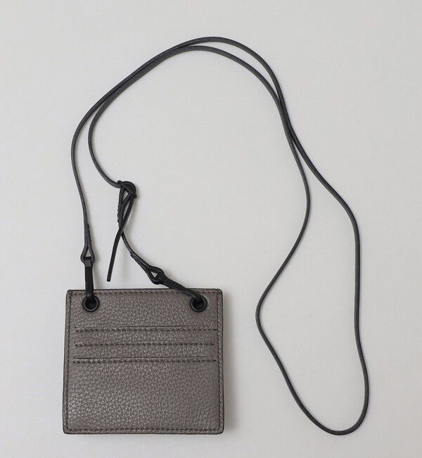 SHIPS「【SHIPS別注】TOMOE: UTILITY CDC コンビレザー ネックウォレット」|財布|