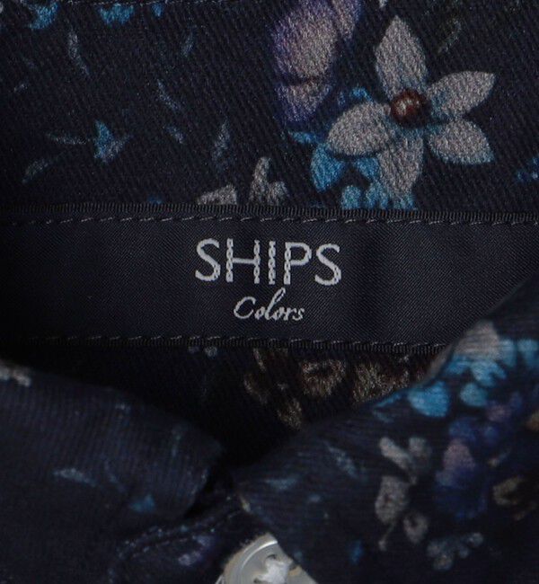 SHIPS Colors 「SHIPS Colors:〈洗濯機可能〉プリント ロングスリーブ シャツ」|シャツ・ブラウス|