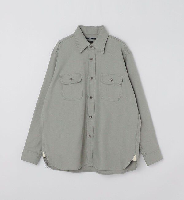 SHIPS「SHIPS: レギュラーカラー Wポケット ヘビーネル ワークシャツ」|シャツ・ブラウス|