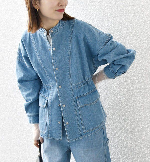 SHIPS any「SHIPS any: デニム ワーク ジャケット［SHIPS any DENIM］」|デニムジャケット|