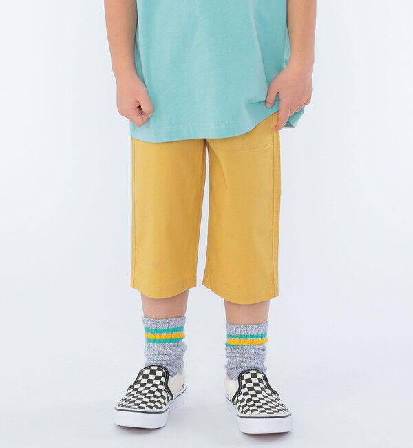 SHIPS KIDS「SHIPS KIDS:100～130cm / カラー 6分丈 ショーツ」|その他|イエロー
