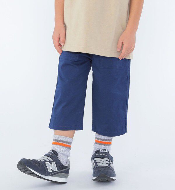SHIPS KIDS「SHIPS KIDS:100～130cm / カラー 6分丈 ショーツ」|その他|ネイビー