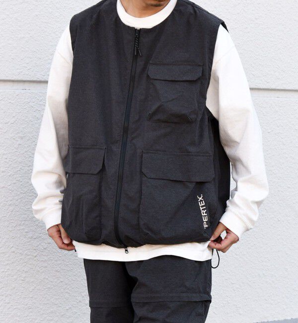 SHIPS any「SHIPS any: 〈撥水・透湿・軽量〉PERTEX(R) ベスト (セットアップ対応)◆」|ベスト・ジレ|