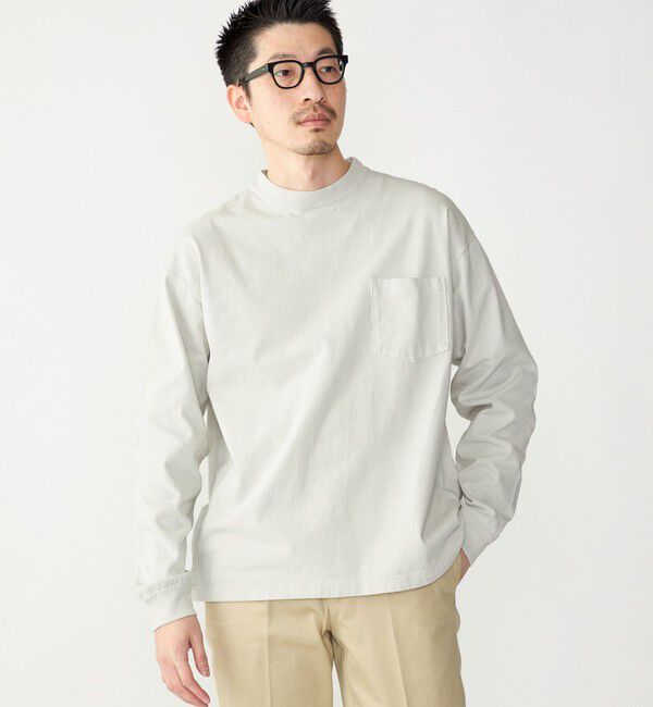 SHIPS「SHIPS: COTTON USA ポケット 長袖 Tシャツ ロンT」|Tシャツ・カットソー|