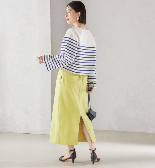 SHIPS for women「〈手洗い可能 / UVカット〉ドライ オックス タック タイト スカート ◇」|スカート|