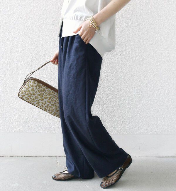 SHIPS for women「〈手洗い可能〉ツイル ドロスト パンツ」|その他|