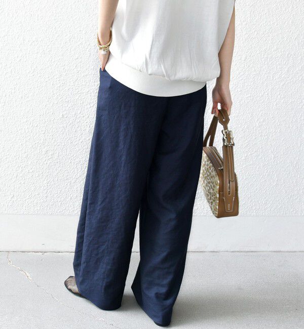 SHIPS for women「〈手洗い可能〉ツイル ドロスト パンツ」|その他|