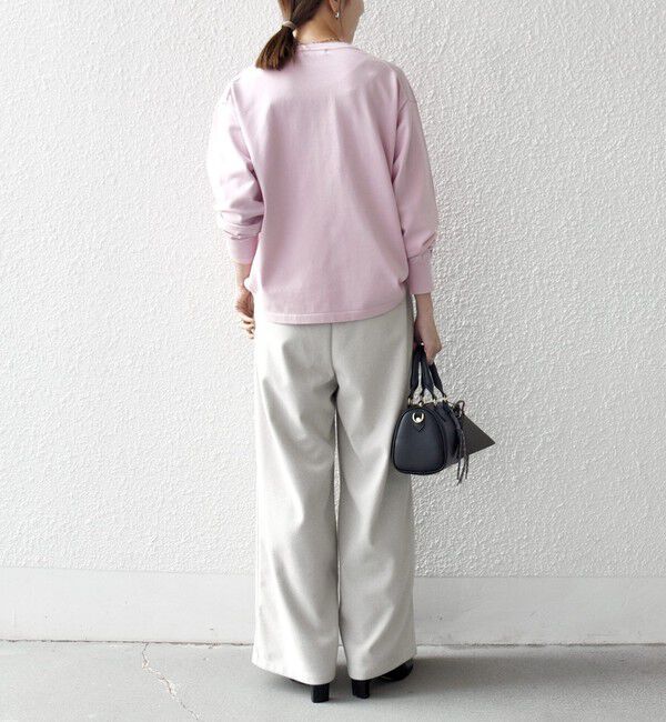 SHIPS any「SHIPS any:〈手洗い可能〉スウェットライク ニット プルオーバー」|ニット・セーター|