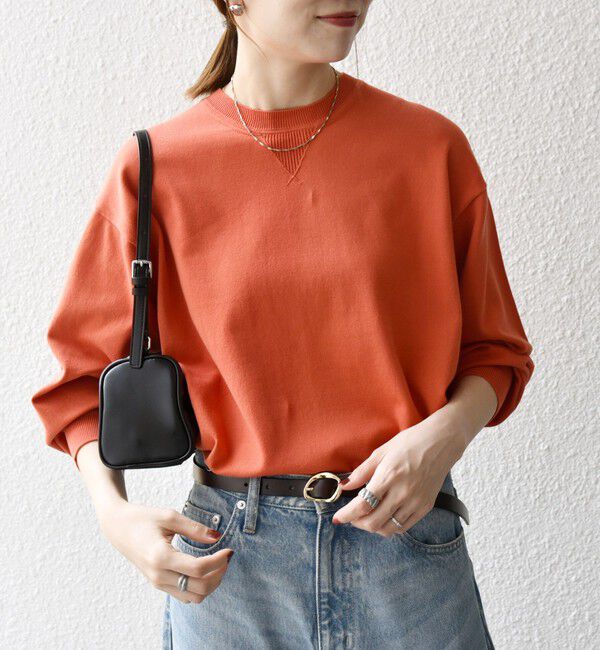 SHIPS any「SHIPS any:〈手洗い可能〉スウェットライク ニット プルオーバー」|ニット・セーター|