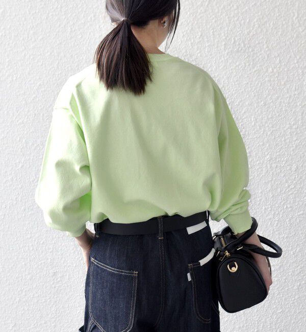 SHIPS any「SHIPS any:〈手洗い可能〉スウェットライク ニット プルオーバー」|ニット・セーター|