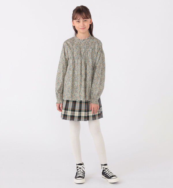 SHIPS KIDS「SHIPS KIDS:140～150cm / リバティ 長袖 ブラウス」|シャツ・ブラウス|