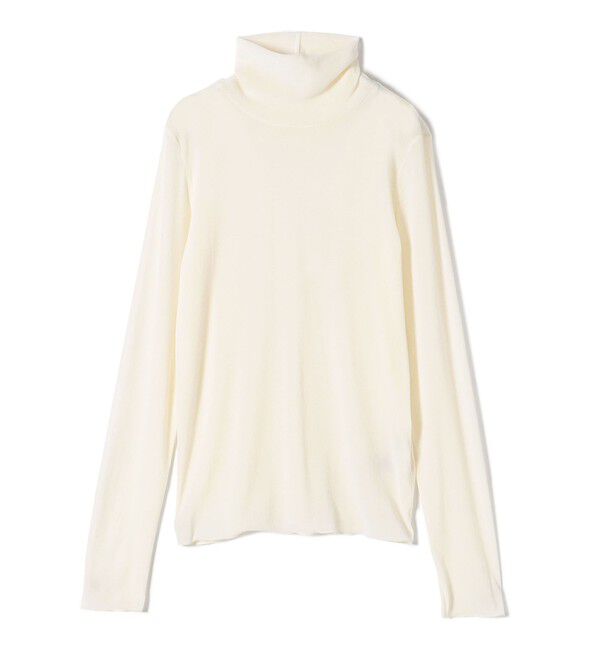 SHIPS for women「〈手洗い可能〉フロッキ― チュール タートルネック」|Tシャツ・カットソー|