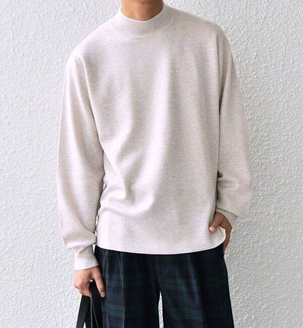 SHIPS any「SHIPS any: 〈手洗い可能〉 ミラノリブ モックネック ニット 25AW◇」|ニット・セーター|