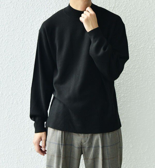 SHIPS any「SHIPS any: 〈手洗い可能〉 ミラノリブ モックネック ニット 25AW◇」|ニット・セーター|