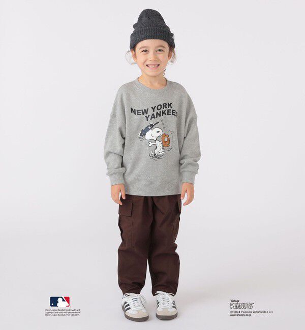 SHIPS KIDS「SHIPS KIDS:100～125cm / スヌーピー&times;MLB スウェット」|スウェット・ジャージ|