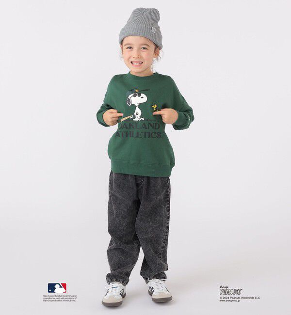 SHIPS KIDS「SHIPS KIDS:100～125cm / スヌーピー&times;MLB スウェット」|スウェット・ジャージ|