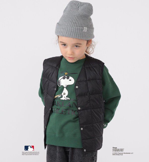 SHIPS KIDS「SHIPS KIDS:100～125cm / スヌーピー&times;MLB スウェット」|スウェット・ジャージ|