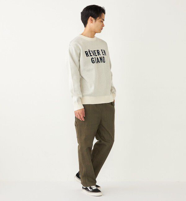 SHIPS Colors 「SHIPS Colors:〈手洗い可能〉モール ジャカード ロゴ ニット◇」|ニット・セーター|