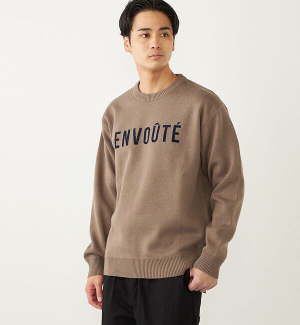 SHIPS Colors 「SHIPS Colors:〈手洗い可能〉モール ジャカード ロゴ ニット◇」|ニット・セーター|